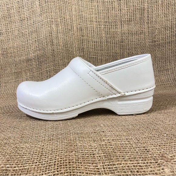 Dansko clogs White leather size 5.5 - 6 eu 36 - Picture 3 of 9